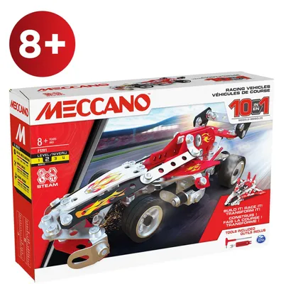 Zdjęcie produktu dla Samochód wyścigowy - BANDAI - Meccano - APM20104 - 10 modeli