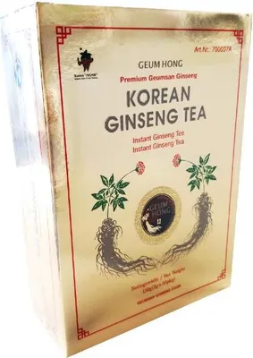 Immagine prodotto di Geum Hong | Tè istantaneo al ginseng - 50 x 3 g - Bevande salutari - Tisane - 150 g