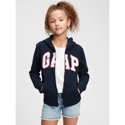 Produktbild von GAP Kinder-Hoodie mit Logo und Reißverschluss 692277-10__S
