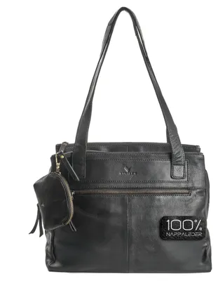 Image de Grand sac en cuir pour femmes, élégant sac cabas