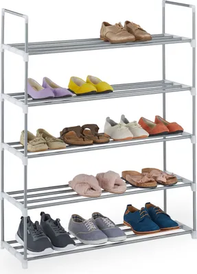 Produktbild von relaxdays Schuhregal Metall silber