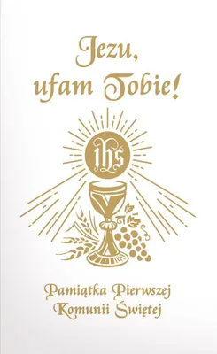 Image de Jezu Ufam Tobie - Pamiątka Pierwszej Komunii Świętej