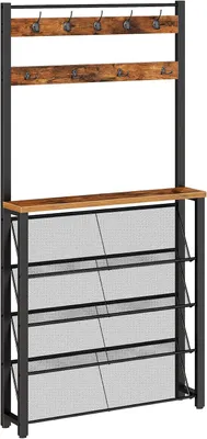Imagen del producto de Perchero estrecho de 20 cm, perchero, soporte para ropa