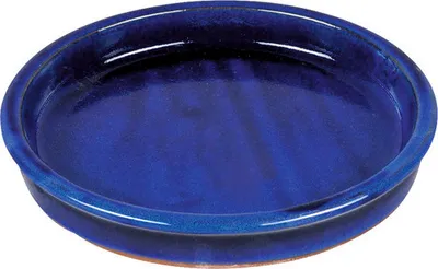 Produktbild von Blumentopf Untersetzer aus Keramik Ø 35 cm blau