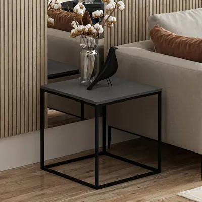 Produktbild von Skye Decor, Basak - Anthracite, Couchtische, Anthrazit, 52 x 50 x 50 cm