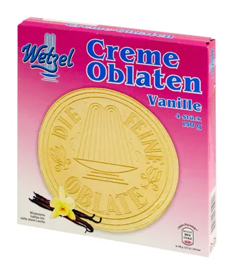 Produktbild von Wetzel Creme Oblaten Vanille 150g