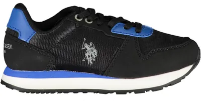 Image de US POLO ASSN. CHAUSSURES DE SPORT NOIRES POUR ENFANTS : Couleur - Noir, Taille - 28 Taille : 28 Couleur : Noir