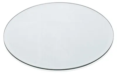 Image de Plaque miroir, miroir de table, miroir déco D. 25cm rond verre Sandra Rich