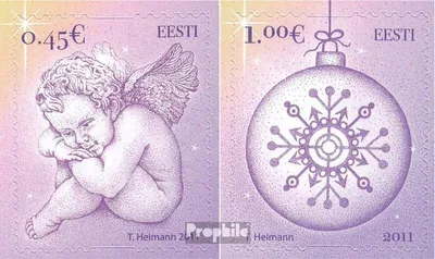 Produktbild von Briefmarken Estland 2011 Mi 717-718 (kompl.Ausg.) postfrisch Weihnachten