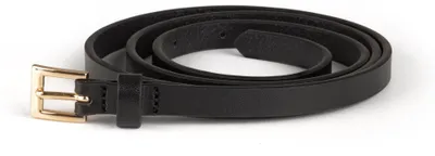 Immagine prodotto di Cintura da donna in pelle Vivisence stretta in vera pelle con fibbia dorata regolabile P0003