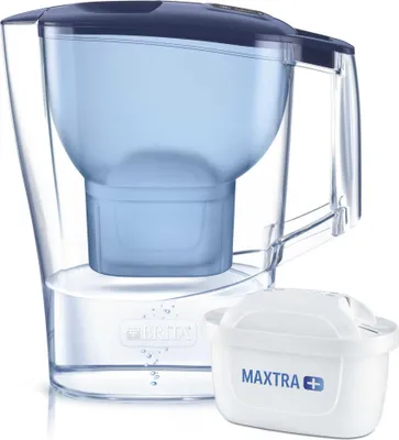 Produktbild von Brita Wasserfilter-Kanne Aluna blau 2,4L inkl.1 Maxtra Pro Kartusche (1er Pack)