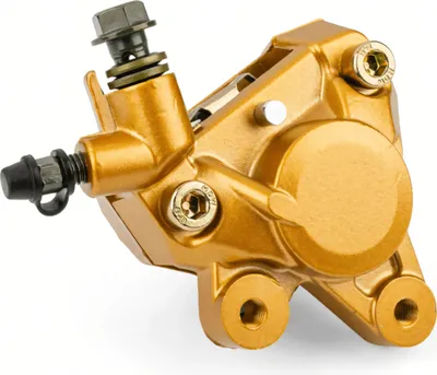 Image de Etrier de frein avant Motoforce, 2 pistons, compatible avec Yamaha Aerox / MBK Nitro / Gilera Runner / Peugeot Speedfight / MBK Booster / Y