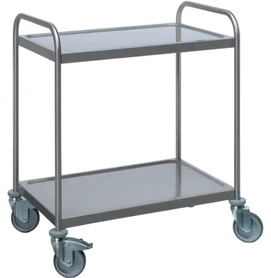 Servierwagen, 7 Ablagen, Edelstahl, 80 kg Belastbarkeit