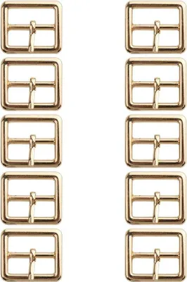 Produktbild von Metallene Riemenzubehör-Set, 20 mm breit, 10-teilig, Goldfarben