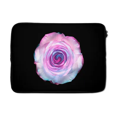 Produktbild von MuchoWow® Laptop Hülle 13 Zoll Rose - Abstrakt - Farben Laptoptasche - Laptophülle - Sleeve - Rundumschutz