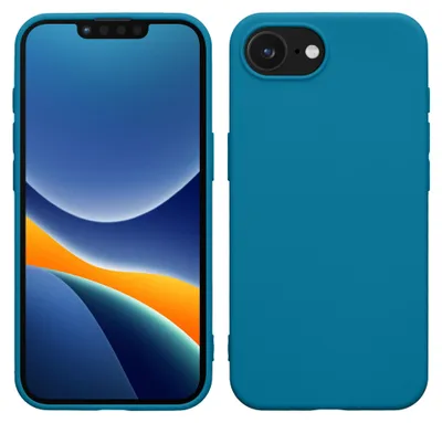 Produktbild von kwmobile Handyhülle für Apple iPhone 17e / iPhone 16e Hülle - TPU Case - Kabelloses Laden - Schutzhülle Cover in Karibikblau