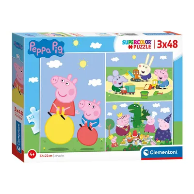 Obrázek produktu pro Clementoni Puzzle Peppa Pig, 3x48st.