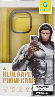 Produktbild von BLUEO APE Handytasche - Apple iPhone 16 Pro grau