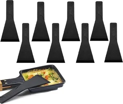 Immagine prodotto di Set da 8 pezzi per raclette: spatola, raschietto e spatola liscia, antiaderente