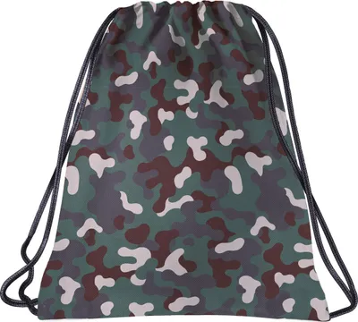 Produktbild von Camouflage Sporbeutel Turnbeutel Tasche Sporttasche Schuhbeutel grün braun