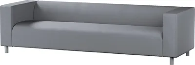 Produktbild von Dekoria Bezug für Klippan 4-Sitzer Sofa, grau, Bezug für Klippan 4-Sitzer