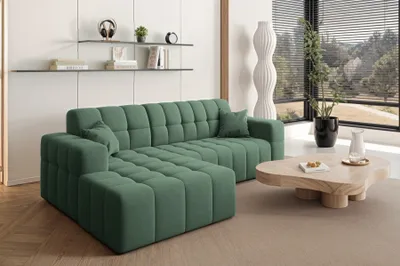 Produktbild von Kaiser Möbel Ecksofa L-förmiges Nimes-Eckmöbel links/rechts Grün Links