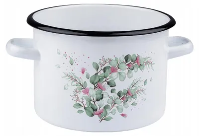 Produktbild von Emalia Rybnik Eukalyptus Emallierter Topf 3L 18cm Robust