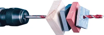 Produktbild von Mehrzweckbohrer Profi Multicut Nenn-Ø 8 mm Arbeitslänge 135 mm Gesamtlänge 200 mm zylindrisch