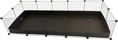 Produktbild von C&C Modular Cages 5x2, Käfig, Meerschweinchen, Igel, Rabit, Schwarz, Metall, 1800 mm, 750 mm