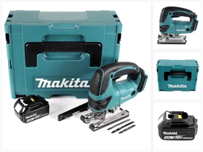 Image de Makita DJV 180 F1J Scie sauteuse sans fil 18V + 1x Batterie 3,0Ah + Makpac - sans chargeur