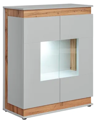 Produktbild von Modern Vitrine Wohnzimmer Wohnwand Schränke Luxus Holzmöbel Neu