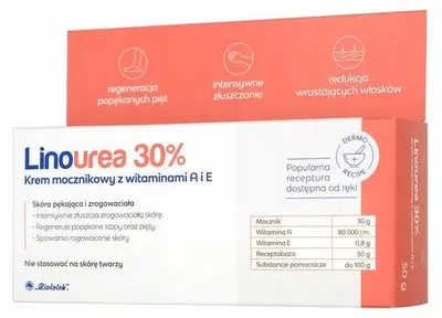 Immagine prodotto di Linourea 30% urea crema con vitamine A ed E 50g