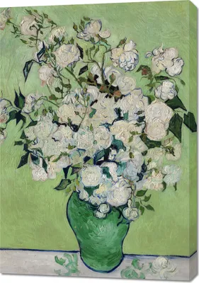 Immagine prodotto di Quadro 70x100 cm Roses, Van Gogh Vintage per il salotto