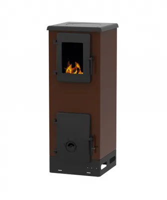 Obrázek produktu pro Alfa Plam VULKAN S krbová kamna, hnědá, zadní o 120 mm, 4 kW