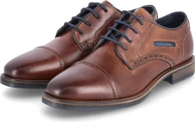 Produktbild von Bugatti Herren Halbschuhe/ Businessschuhe Braun GlattlederGröße:44