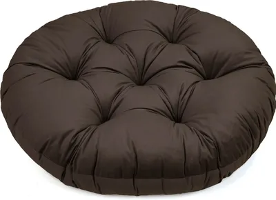 Produktbild von Hängesessel Kissen Samt Polster Bodenkissen für Schwenksessel Hängeschaukel Auflage Papasansessel Hängekorb Hängestuhl ? 90 cm Braun [114]