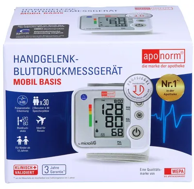 Image de Aponorm tensiomètre Mobil Basis poignet, 1 pc