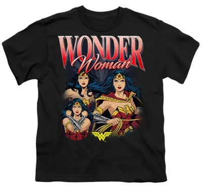 Productafbeelding van Wonder Woman - T-shirt voor kinderen, model TV38780 (maat 104) (zwart)