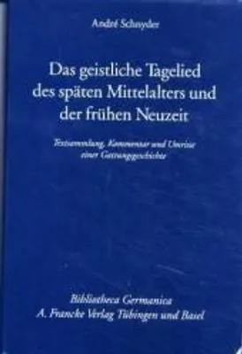 Produktbild von Schnyder: Geistl. Tagelied