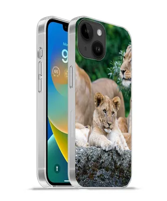 Produktbild von MuchoWow® Handyhülle Schutzhülle Hülle für Apple iPhone 14 - Softcase Löwen - Tiere - Jungtiere Silikon Softcase Handy Hülle - Mobiltelefonhülle
