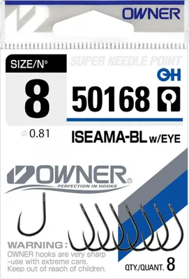 Obrázok produktu pre Owner Háčiky Iseama 50168 Bez protihrotom 4 - 6ks
