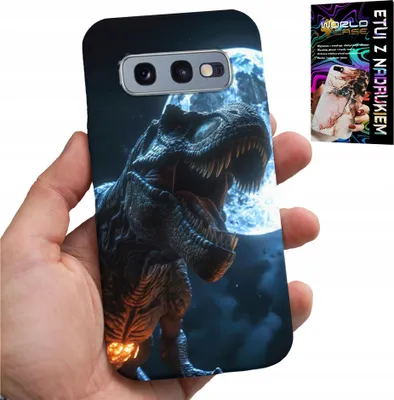 Obrázek produktu pro Pouzdro Pro Samsung Galaxy S10E - Dino Dinosaurus Tyranosaurus Cover Case