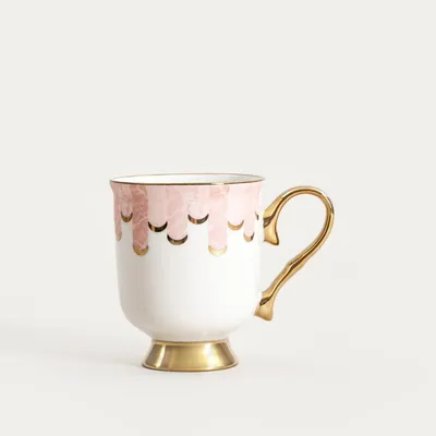 Image de Tasse HOMLA RUMA avec anse dorée, 0,2 l