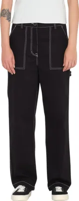 Immagine prodotto di Volcom pantaloni Stone Kraft donna neri larghi W27