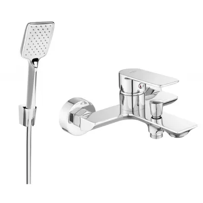 Obrázok produktu pre Mexen Alexa R62 vaňová batéria so sprchovacím setom, chrómová - 7123R62-00