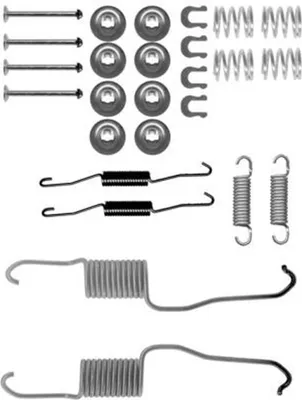 Produktbild von HELLA Zubehörsatz Bremsbacken 8DZ 355 200-891 Hinten für TOYOTA RAV 4 II (CLA2, XA2, ZCA2, ACA2)