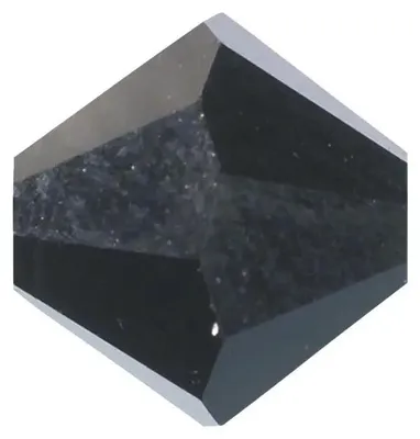 Produktbild von Baier & Schneider GmbH & Co. KG Swarovski Kristalle 6 mm – Jet – 12 Stück