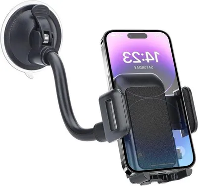 Obrázek produktu pro Držák na smartphone do auta na volant – univerzální – pro smartphony o úhlopříčce 36–60 palců