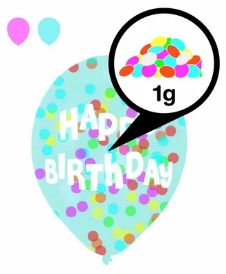 Produktbild von Amscan 9908068, Spielzeugballon, Latex, Papier, 6 Stück(e)