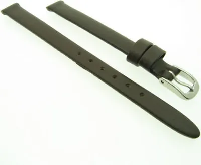 Produktbild von Rece Uhrenarmband Danzig Clip dunkelbraun 6 mm